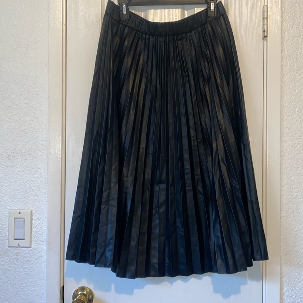 Full leather skirt